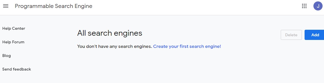 Create Google Search